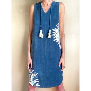 Pepin beaded tassel dress.